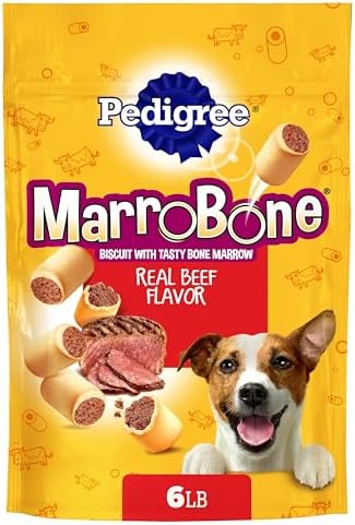 Pedigree MarroBone Bone Marrow Dog Treats, Beef Flavor, 6 lb