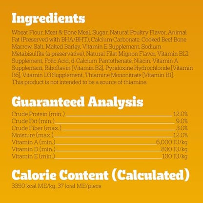 Pedigree MarroBone Bone Marrow Dog Treats, Beef Flavor, 6 lb