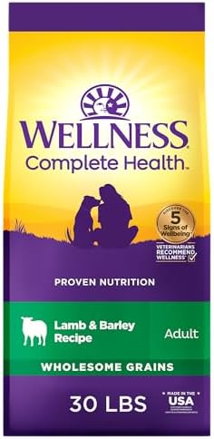 Wellness Complete Health Natural Adult Dry Dog Food, Chicken & Oatmeal Recipe, 30 lb Bag