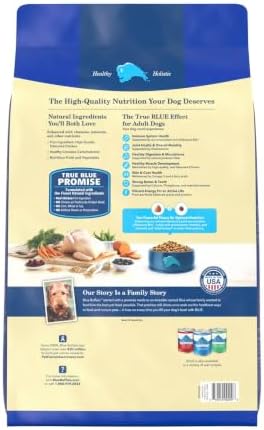 Blue Buffalo Life Protection Formula Natural Adult Dry Dog Food, Chicken & Brown Rice, 15-lb Bag