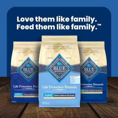Blue Buffalo Life Protection Formula Natural Puppy Dry Dog Food, Chicken & Brown Rice, 15-lb Bag