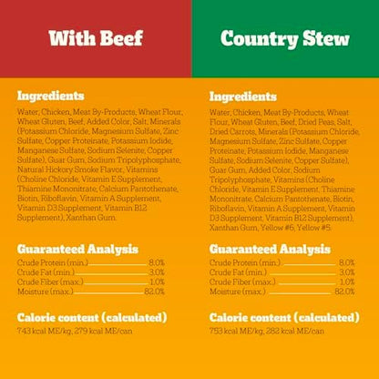 Pedigree Choice Cuts Wet Dog Food, Beef & Country Stew, 13.2 oz, 12 Count