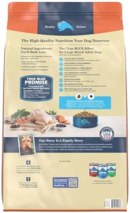 Blue Buffalo Life Protection Formula Natural Adult Dry Dog Food, Chicken & Brown Rice, 30-lb Bag