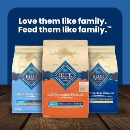 Blue Buffalo Life Protection Formula Natural Adult Dry Dog Food, Chicken & Brown Rice, 30-lb Bag
