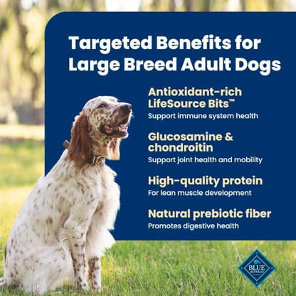 Blue Buffalo Life Protection Formula Natural Adult Dry Dog Food, Chicken & Brown Rice, 30-lb Bag