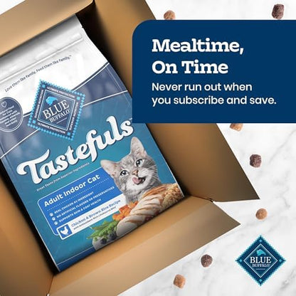 Blue Buffalo Tastefuls Chicken Adult Indoor Dry Cat Food, 15 lb