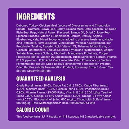 Wellness Complete Health Natural Adult Dry Dog Food, Chicken & Oatmeal Recipe, 12 lb Bag