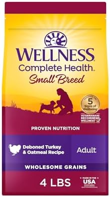 Wellness Complete Health Natural Adult Dry Dog Food, Lamb & Oatmeal Recipe, 30 lb Bag