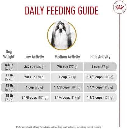 Royal Canin Breed Health Nutrition Shih Tzu Adult Dry Dog Food, 2.5 lb Bag