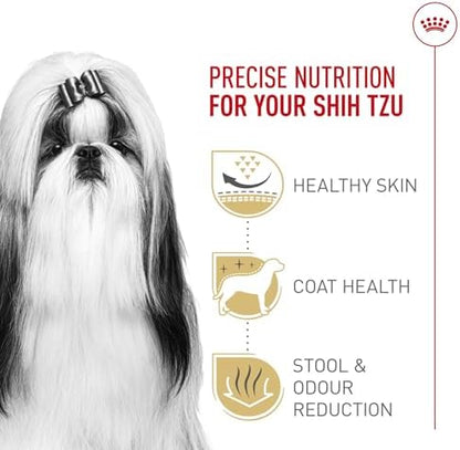 Royal Canin Breed Health Nutrition Shih Tzu Adult Dry Dog Food, 2.5 lb Bag