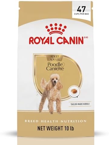 Royal Canin Breed Health Nutrition Poodle Adult Dry Dog Food, 10 lb Bag