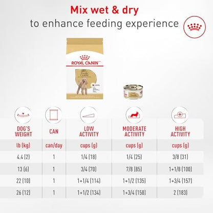 Royal Canin Breed Health Nutrition Poodle Adult Dry Dog Food, 10 lb Bag