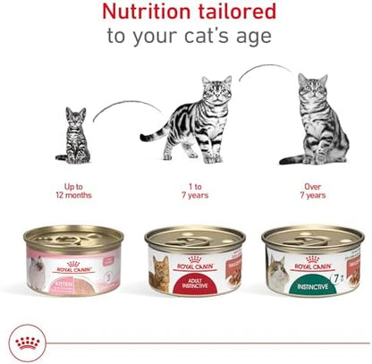 Royal Canin Feline Health Nutrition Adult Instinctive Adult Thin Slices in Gravy Cat Food, 3 oz (Pack of 24)