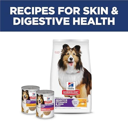 Hill's Science Diet Sensitive Stomach & Skin Dry Dog Food, Adult Formula, Chicken Recipe, 30 lb. Bag