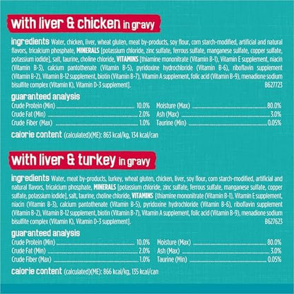 Friskies Purina Tasty Treasures Cat Food, Prime Filets Variety, (12) 5.5 oz