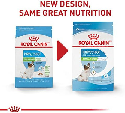 Royal Canin Size Health Nutrition X-Small Puppy Dry Dog Food, 3 lb Bag