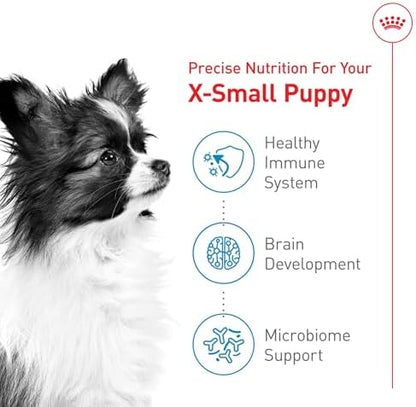Royal Canin Size Health Nutrition X-Small Puppy Dry Dog Food, 3 lb Bag
