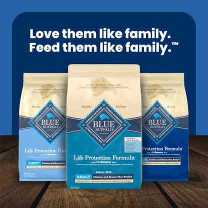 Blue Buffalo Life Protection Formula Natural Adult Dry Dog Food, Chicken & Brown Rice, 15-lb Bag