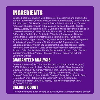 Wellness CORE Grain-Free High-Protein Large Breed Adult Dry Dog Food, Real Chicken Recipe, 26 lb Bag