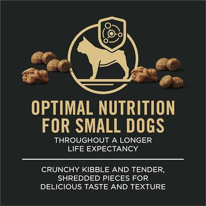 Purina Pro Plan Small Breed Dry Dog Food, Shredded Blend, 6 lb Bag