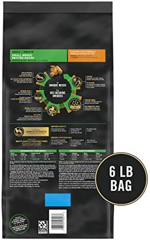 Purina Pro Plan Small Breed Dry Dog Food, Shredded Blend, 6 lb Bag