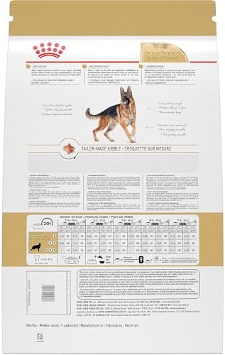 Royal Canin Breed Health Nutrition German Shepherd Adult Dry Dog Food, 30 lb Bag