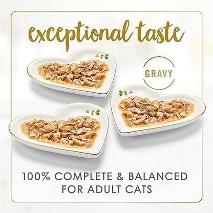 Purina Fancy Feast Poultry Collection Wet Cat Food Variety Pack, 3 oz Cans, 30-Pack