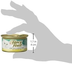 Purina Fancy Feast Seafood Wet Cat Food Variety Pack, 3 oz Cans, 30-Pack