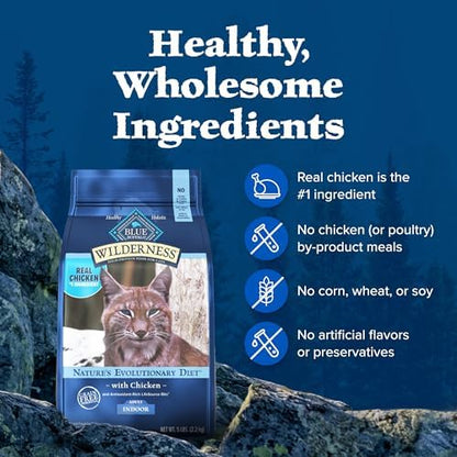 Blue Buffalo Wilderness High Protein Grain-Free Natural Adult Dry Dog Food, Chicken, 11-lb Bag