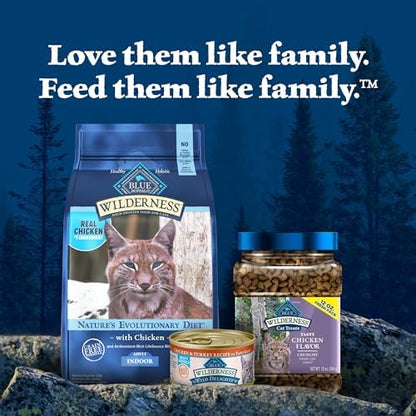 Blue Buffalo Wilderness High Protein Grain-Free Natural Adult Dry Dog Food, Chicken, 11-lb Bag