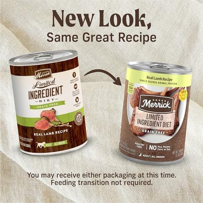Merrick Limited Ingredient Diet Grain-Free Dry Dog Food, Recipe, 22 lb Bag
