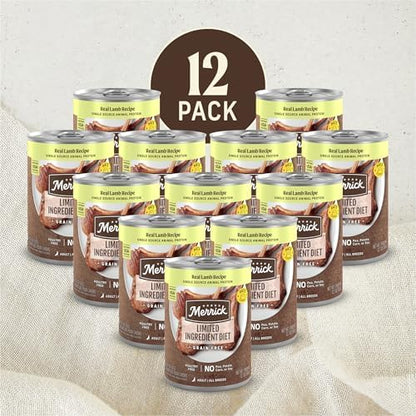 Merrick Limited Ingredient Diet Grain-Free Dry Dog Food, Recipe, 22 lb Bag