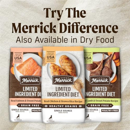 Merrick Limited Ingredient Diet Grain-Free Dry Dog Food, Recipe, 22 lb Bag