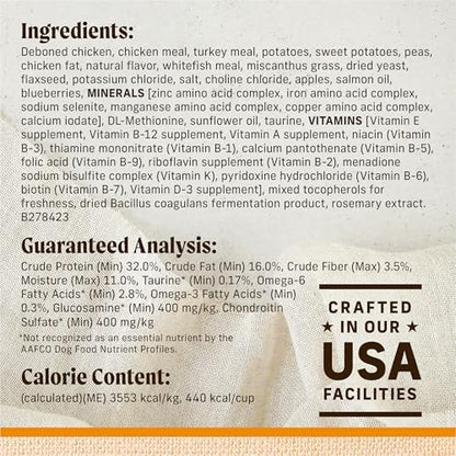 Merrick Plates Grain-Free Dry Dog Food, Chicken Recipe, 4 lb Bag