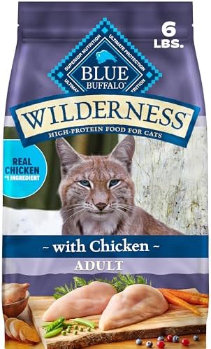Blue Buffalo Wilderness High Protein Grain-Free Natural Adult Dry Dog Food, Chicken, 5-lb Bag