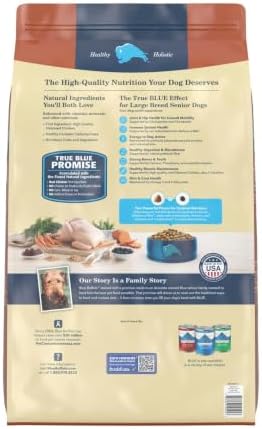 Blue Buffalo Life Protection Formula Natural Senior Dry Dog Food, Chicken & Brown Rice, 30-lb Bag
