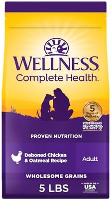 Wellness Complete Health Natural Dry Cat Food, Chicken Recipe, 5 lb Bag