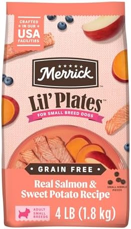 Merrick Backcountry Grain-Free Dry Dog Food, Salmon Recipe, 4 lb Bag