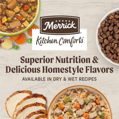 Merrick Healthy Grains Dry Dog Food, Real Chicken & Brown Rice Recipe, 4 lb Bag