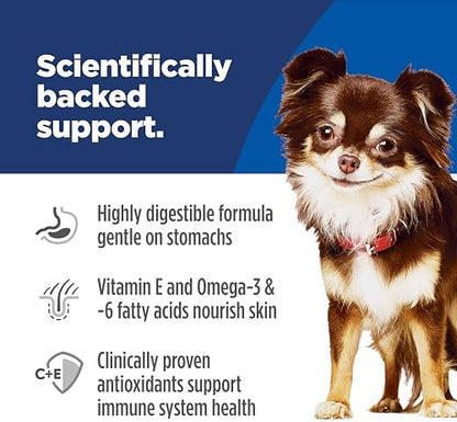 Hill's Science Diet Sensitive Stomach & Skin Small & Mini Dry Dog Food, Adult Formula, Chicken Recipe, 4 lb. Bag
