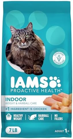 IAMS Proactive Health Hairball Care Adult Dry Cat Food, Chicken Recipe, 3.5 lb Bag