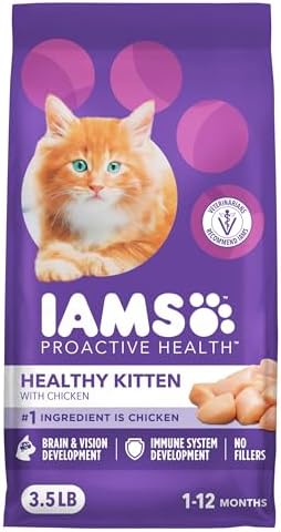 IAMS Proactive Health Healthy Adult Dry Cat Food, Chicken Recipe, 1 lb Bag