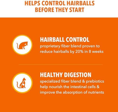 IAMS Proactive Health Hairball Care Adult Dry Cat Food, Chicken Recipe, 3.5 lb Bag