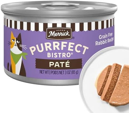Merrick Purrfect Bistro Grain-Free Dry Cat Food, Rabbit Recipe, 12 lb Bag