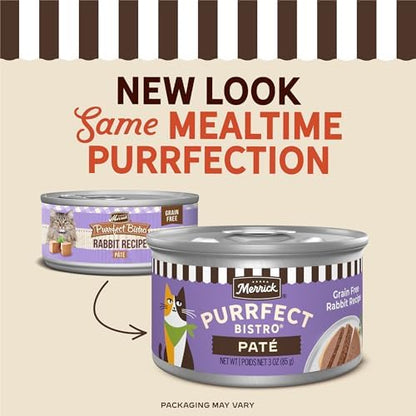 Merrick Purrfect Bistro Grain-Free Dry Cat Food, Rabbit Recipe, 12 lb Bag