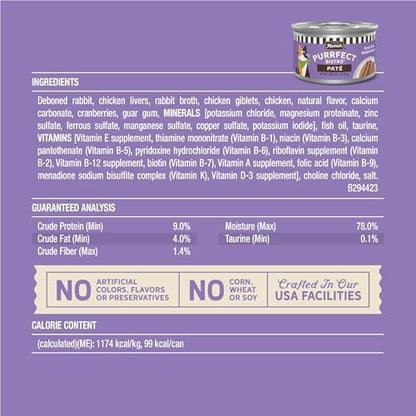 Merrick Purrfect Bistro Grain-Free Dry Cat Food, Rabbit Recipe, 12 lb Bag