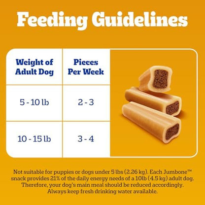 Pedigree Mini Jumbone Small Dog Treats, Beef Flavor, 35 Count
