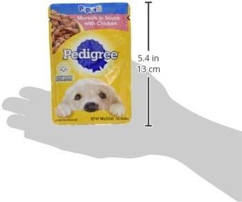 Pedigree Choice Cuts Morsels in Gravy Wet Dog Food Pouches, Chicken Flavor, 3.5 oz, 16-Count