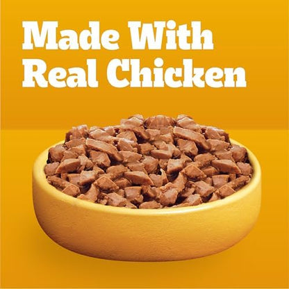 Pedigree Choice Cuts Morsels in Gravy Wet Dog Food Pouches, Chicken Flavor, 3.5 oz, 16-Count