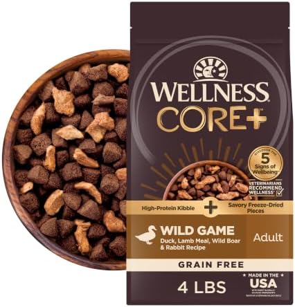 Wellness RawRev Wholesome Grains Dry Cat Food, Chicken & Chicken Liver Recipe, 4 lb Bag